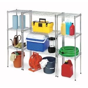 Carbon Steel Or SS 304 Home Wire Shelving TV Stands Modular Units For Household Uses