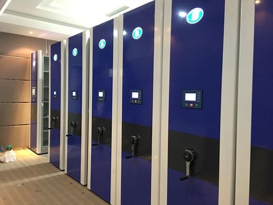 Electrical Compact Movable High Density File Storage Systems Easy To Relocated