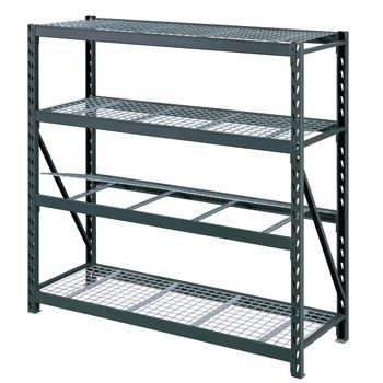 Wide Span Industrial Wire Shelving , Heavy Duty Storage Racks 200Kg Loading