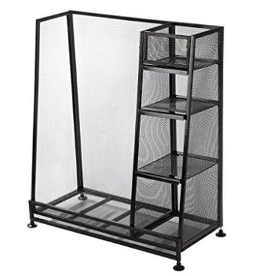Golf  Sports Organizer Steel Wire Shelving Rack Two Bag Garage Wire Mesh Racking