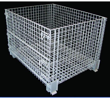 Anti - Corrosion Wire Mesh Container With High Capacity Zinc Or Hot Galvanized
