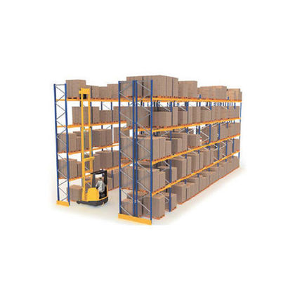 Large Capacity Steel Double Deep Pallet Rack Bearing Weight 1000 KG - 1500 KG Each Pallet