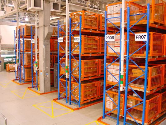 Weight Capacity 1500 Kg - 4500 Kg Very Narrow Aisle Racks Steel Storage Racks