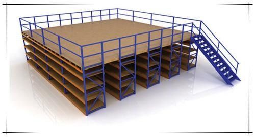 Durable Heavy Duty Storage Racks / Wood Plate Mezzanine Chipboard Flooring For Spare Parts Storage