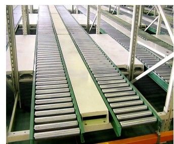 Steel Long Strip Gravity Flow Racking In Logistic Cargo Center Custom Width