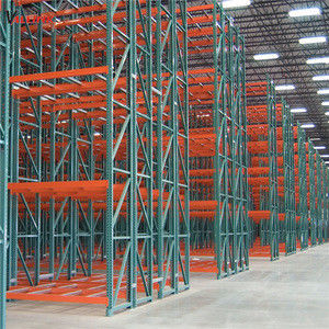 Custom Depth Material Handling Storage Rack System / Selective Pallet Rack