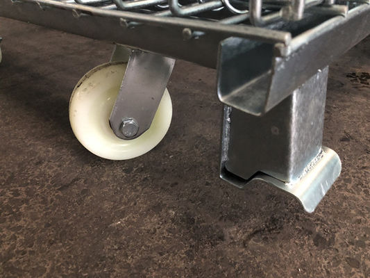 500 - 1000kg Metal Wire Container Storage Cages For Material Handling