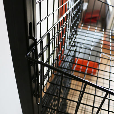 Commercial Grocery Store Or Supermarket Display Racks Black Powerder Coating