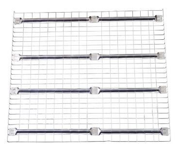 Galvanized Flared Shape Wire Mesh Decking Panels Euro Style RAL System