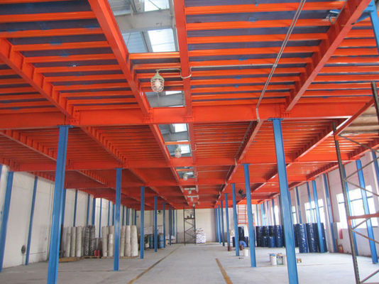 Warehouse Heavy Duty Storage Racks Steel Plate Industrial Mezzanine Flooring Systems