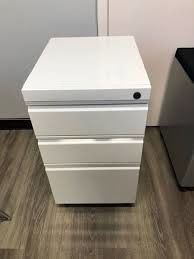 OEM Company File Storage Cabinets Three - Drawer Lockable Fixed Structure