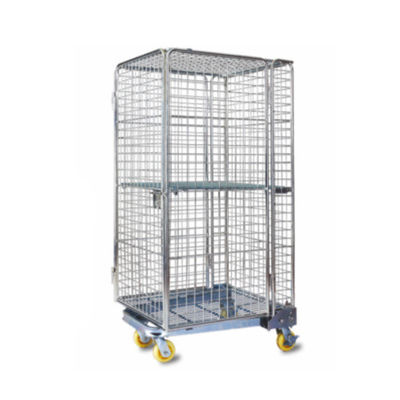 Mobility Chrome Wire Security Carts, Tools Storage Logistics Trolley
