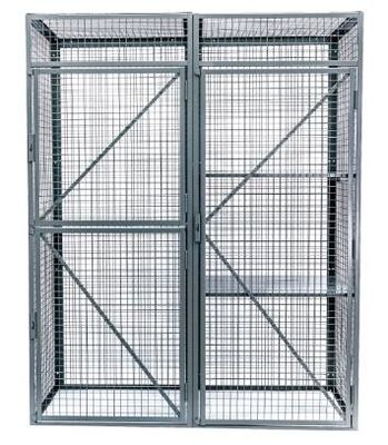Customized Lockable Mesh Security Truck Double Doors for Workshop