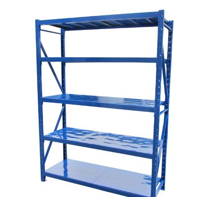 Long Span Steel Light Duty Shelving For Leather Industry 300kg Loading