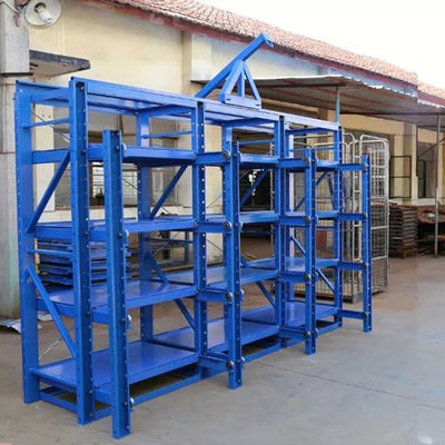 3100 x 600 x 2000 Regular Industrial Q235 Steel Mold Racking Systems with Crane