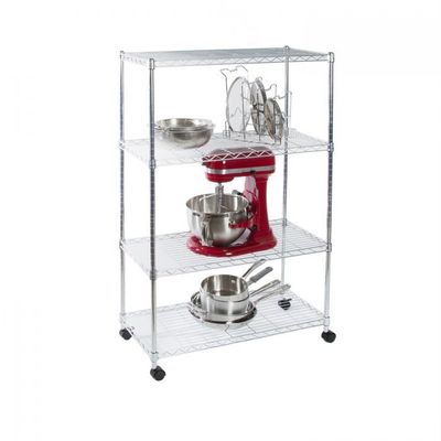 Kitchen Range Supplies Storage Wire Rack Chrome Wire Shelving