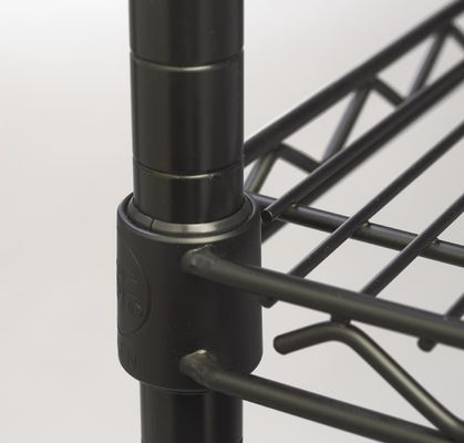 4 Layers Bathroom Lightweight Wire Storage Racks 14" W X 14" D X 54" H