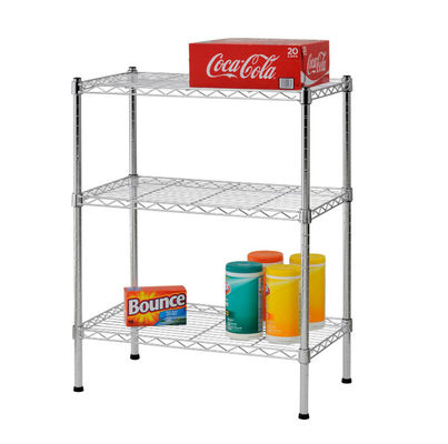 3 Tier Lightweight Home Wire Shelving Rack Unit Garage Storage Organizer
