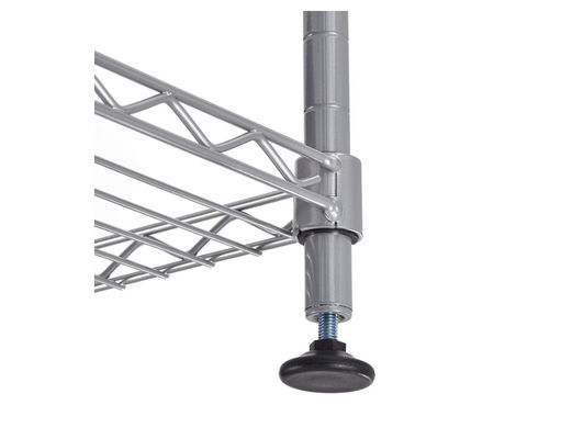 Double Sided 4 Levels Corner Wire Shelving For Kitchen Customized Size