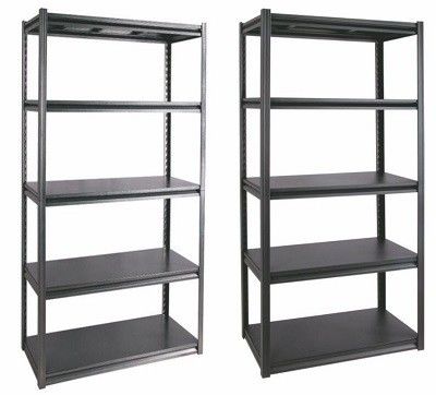 150kg Adjustable Steel Long Span Shelving With Column Slot Design