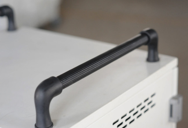 High Capacity Movable Laptop Tablet Storage & Charging Cart With Steel Material