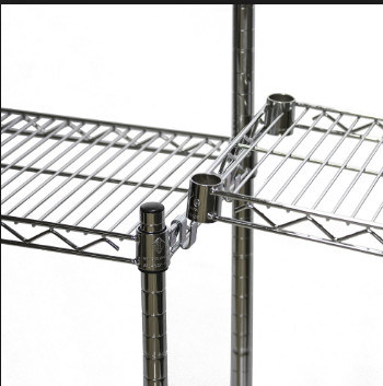 Shelf Connection Hook For Add On Wire Shelving Units Style Selections Shelving Accessorie