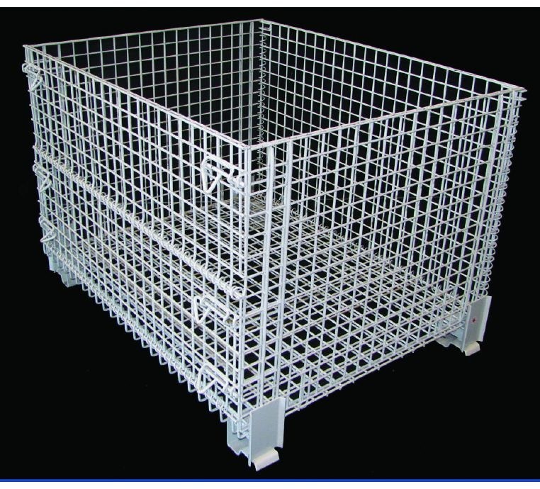 Anti - Corrosion Wire Mesh Container With High Capacity Zinc Or Hot Galvanized