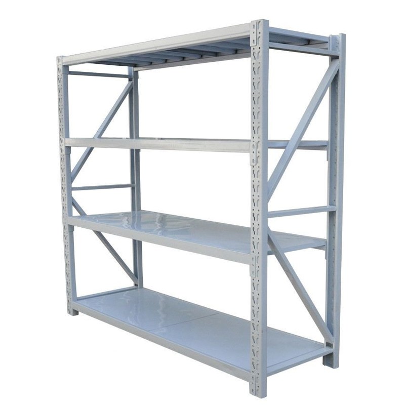 Four Tiers Wide Span Shelving Each Layer Loading Weight 150kg - 300kg