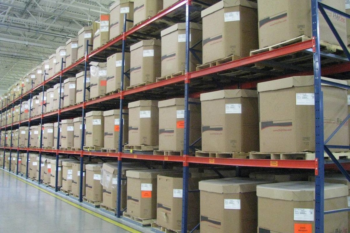 Powder Coating Heavy Duty Storage Racks Anti - Rust Push Back Racking