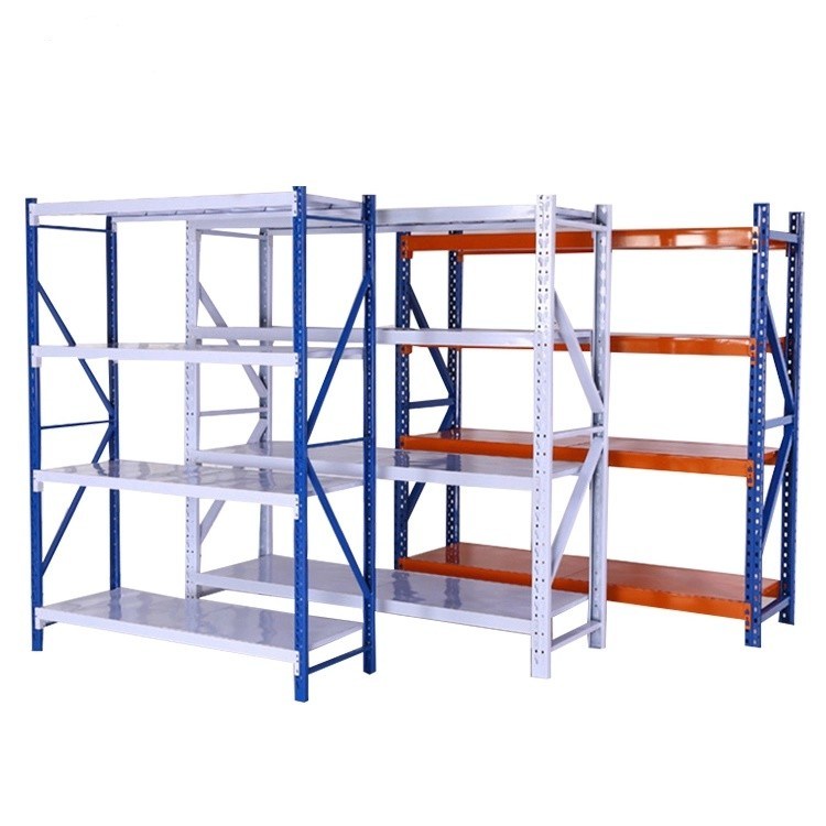 Big Wide Span Shelving For Garment Fabric Storage / Medium Duty Rack