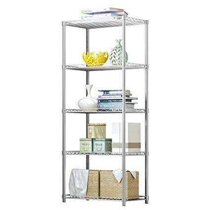 High Durability Home Wire Shelving Chrome Plated Static Loading 200kg