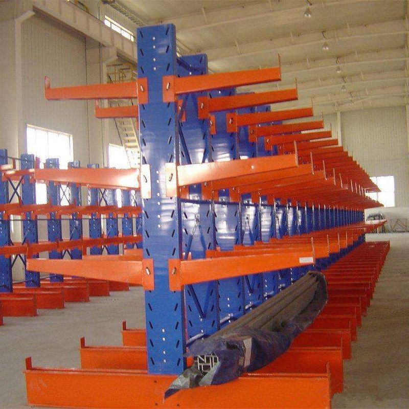 Large Heavy Duty Storage Racks / Industrial Cantilever Racks Loading 500 Kg Per Arm